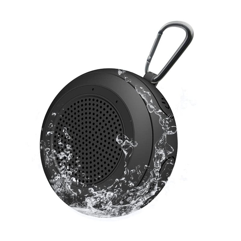 CYBORIS Small Portable Bluetooth Speaker, Portable Shower Speakers IPX7 Waterproof Wireless Floating Pool Mini Outdoor Speakers Handsfree with Built-in Mic for Hot Tub, Swimming, Beach, Boating - Image 1